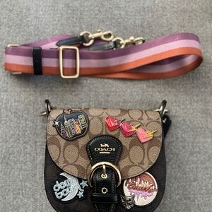 Coach kleo Crossbody Bag with Patches